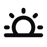 Sunrise SVG Icon